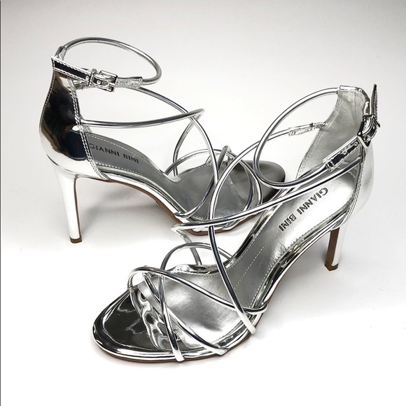 Gianni Bini Shoes - 3 🟪 for $40 Tubular Mirrored Dress Sandal Gianni Bini EUC 7